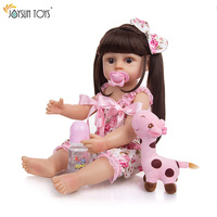 Nouvelle poupée réaliste en silicone solide de 50 cm, jouet en peluche, certifiée EN71, JOYSUN TOYS JS200277 pour enfants et filles