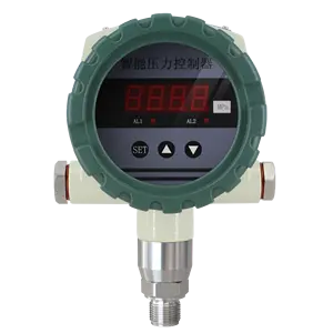 Interruptor de pressão digital LED industrial inteligente, controle multifuncional axial de 100 mm, para medição de pressão