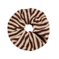 Bandeau rayé en fil pour l'automne et l'hiver, avec une touche haut de gamme, nouveau bandeau en caoutchouc pour accessoires de cheveux pour filles, chouchous simples