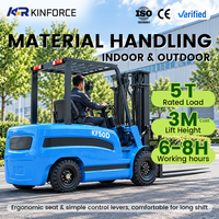 Chariot élévateur électrique à quatre roues pour le chargement et le déchargement, industrie lourde, Kinforce, qualité industrielle, haute puissance