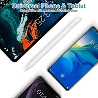 Stylet pour Tablette, Stylo pour Téléphone Portable Compatible Huawei/iPhone, Stylet Universel avec 2 Embouts de Rechange
