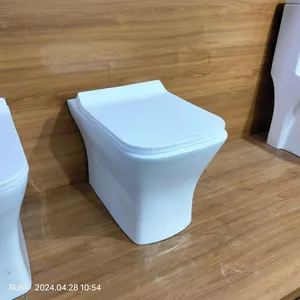 Aufhängbare WC randlos quadratisch wandmontage hängende Toilettenschüssel badezimmer keramik wandhängende Toilette gemeinsam mit Tank