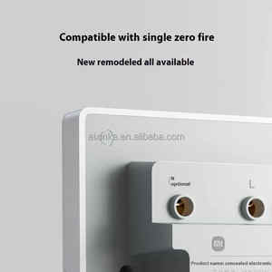 Interruptor de luz de pared inteligente BT MESH 2,0 <span class=keywords><strong>Mi</strong></span> estándar del Reino Unido Compatible con/sin cableado neutro para el control de la aplicación <span class=keywords><strong>Xiaomi</strong></span> <span class=keywords><strong>Mi</strong></span> Home - Product Image 3