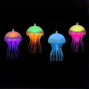 Lampu dekorasi lanskap suasana Restoran tahan air IP65 berubah warna tempat lilin kecil ubur-ubur LED
