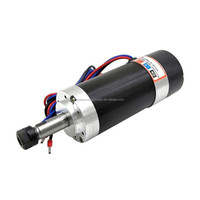 DC 500W ER11 refroidissement par Air moteur de broche sans balais 55mm pince avec vis 20-50VDC moteur pas à pas pilote 48VDC 12A alimentation