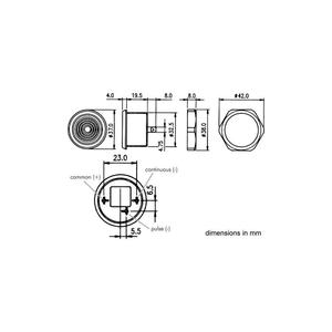 แผงติดตั้งออด4-28 VDC / 8 mA - Product Image 2
