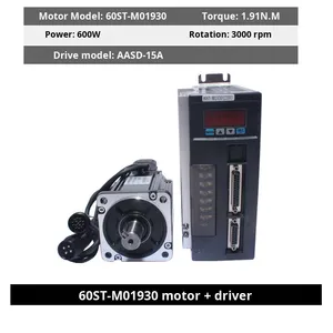 Kit de Servomotor <span class=keywords><strong>60ST</strong></span>-<span class=keywords><strong>M01930</strong></span>, Servomotor de CA Monofásico + Controlador, 1.91N.M, 600W, 115/120V, 3000 RPM, 2 Años de Garantía - Product Image 5