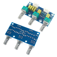 Carte de commande de tonalité passive XH-M802 Module de préamplificateur Audio Hi-Fi pour égaliseur de préampli de réglage des basses/aigus pour amplificateur