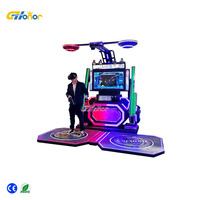 Machine de danse de réalité virtuelle de vente chaude 2 machine de jeu de danse d'arcade pour les joueurs et les systèmes à pièces