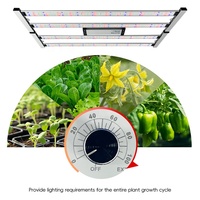 Lampu Tumbuh LED Spektrum Penuh Komersial ANDY IP65 400W untuk Pertumbuhan Tanaman & Tahap Perkecambahan Biji Bunga