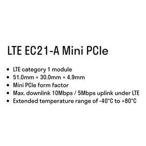 Ban Đầu Quectel EC21-A Mini Pcie LTE Mèo 1 Mô-đun 4G Di Động <span class=keywords><strong>Modem</strong></span> Với GNSS Cho M2M IOT Router Công Nghiệp Cổng - Product Image 3