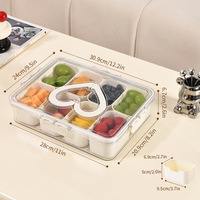 Boîte de rangement pour fruits en PP moderne, de qualité alimentaire, pliable, grande capacité, pour pique-niques en plein air ; Réfrigérateur mobile portable