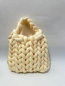 2025 baru wanita buatan tangan tenun poliester merajut tas dompet tas tangan merajut tas Clutch - Product Image 5