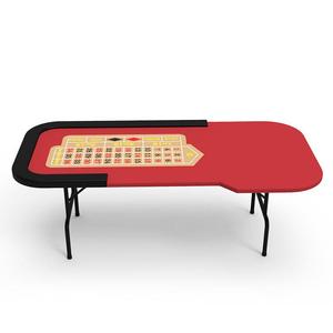 Table de poker pliable simple YH Entertainment pour salon, table de <span class=keywords><strong>roulette</strong></span> pliable pour la maison et les soirées casino - Product Image 1