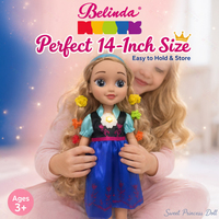 Poupée de mode Belinda de 14 pouces, bilingue anglais-espagnol, jouets éducatifs pour enfants avec musique et lumière, poupées de mode pour filles, cadeaux