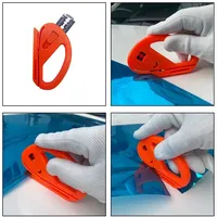 Qili nouveau kit d'emballage de véhicule accessoires de voiture en feuille automatique avec raclette grattoir pour installer des autocollants en vinyle sur la carrosserie de la voiture