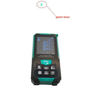 أداة قياس المسافة الرقمية في الأماكن المغلقة والهواء الطلق الدقة طويلة المدى ليزر أخضر - Product Image 3