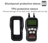 Escáner OBD2 Profesional, Herramienta de Diagnóstico, Probador Digital de Líquido de Frenos para Automóviles, Analizador de Aceite de Frenos DOT3 DOT4 DOT5.1