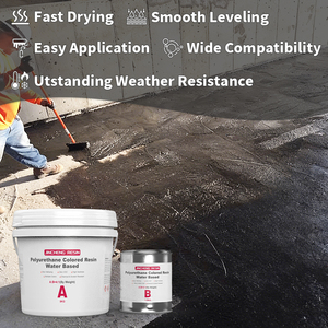 Rivestimento Impermeabile in Poliuretano a Base d'Acqua, Finitura <span class=keywords><strong>per</strong></span> Pavimenti PU Resistente ai Graffi, Vernice <span class=keywords><strong>per</strong></span> Traffico Intenso <span class=keywords><strong>per</strong></span> Garage, Magazzini, Scuole - Product Image 3