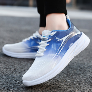 Chaussures décontractées élégantes pour hommes, en maille respirante à lacets, résistantes à l'usure, pour le printemps et l'été, vente en gros - Product Image 1