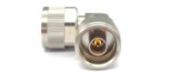 Adaptateur coaxial RF haute fréquence N-JWJG, ondes millimétriques, acier inoxydable, connecteur N à angle droit
