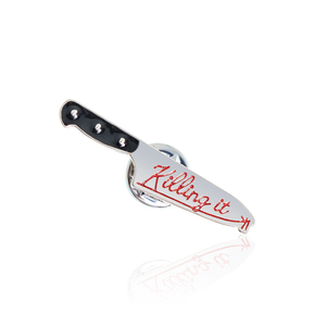Couteau du <span class=keywords><strong>crime</strong></span> plaqué argent épingles en émail doux Promotions Marketing cadeaux d'affaires cadeaux souvenirs insigne en alliage de Zinc épinglettes - Product Image 3