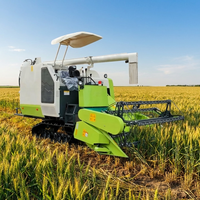 Moissonneuse-batteuse Wubota haute productivité pour riz/blé, coupe de 2200 mm, alimentation complète montée