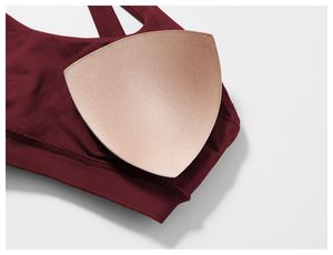 Soutien-gorge <span class=keywords><strong>de</strong></span> yoga asymétrique sexy pour femme, léger, à séchage rapide, respirant, antichoc, avec logo frontal - Product Image 6