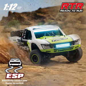 HB-RD1201 Coche de Control Remoto 1:12 RC Short Course con Luces LED para Niños, Vehículo de Alta Velocidad 55km/H, con o sin Escobillas, 4x4 - Product Image 1