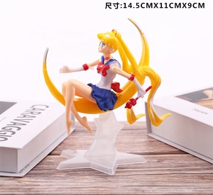 Figura <span class=keywords><strong>de</strong></span> acción Sailor Moon <span class=keywords><strong>de</strong></span> HY, la más reciente, adorno para pastel, muñeca <span class=keywords><strong>de</strong></span> princesa, figura <span class=keywords><strong>de</strong></span> princesa rosa para decoración - Product Image 2