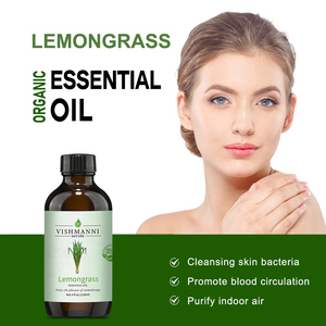 Aceite esencial de hierba de limón orgánico puro 100% de etiqueta privada para difusor de aromaterapia hidratante - Product Image 3