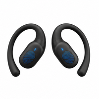 Earbud Nirkabel Open Ear untuk Olahraga 5.3 dengan Layar Digital Pintar, 20 Jam Waktu Putar, Tahan Air IP54, Ringan
