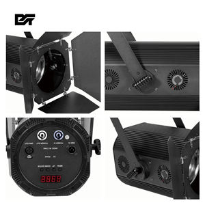 Lumière de profil de projecteur blanc et chaud avec mise au point automatique 4 en 1 lumières de scène contrôle de Zoom manuel pour Dj Disco Party Club - Product Image 4