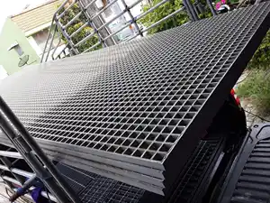 FRP Grating Grating hành lang tùy chỉnh màu sắc tùy chỉnh kích thước vật liệu FRP