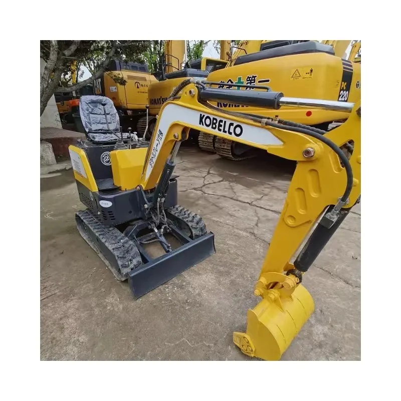 ZiHui Stock For Sale Kobelco 10 Used Earth-moving Machinery Excavator Machine Micro Household Earth Digger