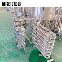 2BBL micro équipement de brassage de bière chauffage électrique 2 navires brasserie fermenteur en acier inoxydable kit de brassage de bière à domicile