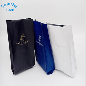 Sacs de café compostables 20g-1000g personnalisés pour la <span class=keywords><strong>maison</strong></span> pochette debout en aluminium avec valve unidirectionnelle et impression - Product Image 2