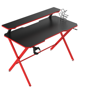 Hot Sales Red X-shape <strong>Table</strong> <strong>Computer</strong> Top Best Gaming <strong>Desk</strong> Moderne With Monitor Stand - Product Image 1
