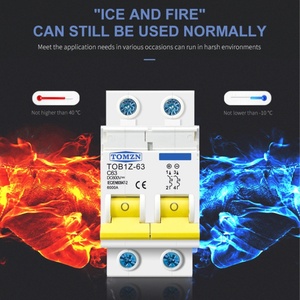 Disyuntor en miniatura para sistema fotovoltaico, curva IP20 DC, 600V, 2P, 16A, 32A, 63A, 100A, 125A - Product Image 3