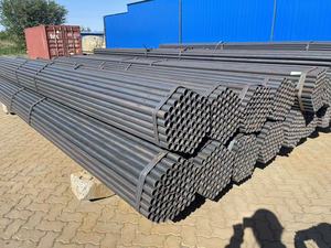 <span class=keywords><strong>Tube</strong></span> en <span class=keywords><strong>acier</strong></span> Q235B de 6 m soudé par arc immergé, noir, pour structure de hangar agricole - Product Image 6