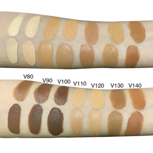 Perfect Makeup 2-in-<strong>1</strong> Cream Concealer Liquid Foundation Dark Full <strong>Coverage</strong> Long Lasting Private Label for All Skin Types Mirror - Product Image 3