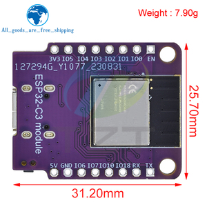 Carte de développement TZT <span class=keywords><strong>Wemos</strong></span> D1 Mini ESP8266 <span class=keywords><strong>ESP32</strong></span> <span class=keywords><strong>ESP32</strong></span>-C3 <span class=keywords><strong>ESP32</strong></span>-C3-MINI-1-N4 série WIFI + Bluetooth CH340G ESP8684 pour Arduino - Product Image 2