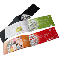 Brochure mini-livret personnalisée imprimée, impression offset, reliure plastique, plastification, format personnalisé accepté, carton