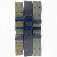 Ceinture tactique de sécurité en nylon PP sur mesure de 50 mm, couleur vert olive