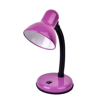 Lampe de bureau moderne et simple Lampe de table d'étude pour enfant flexible Lampe de bureau incandescente réglable E27 pour la lecture d'étude de créativité