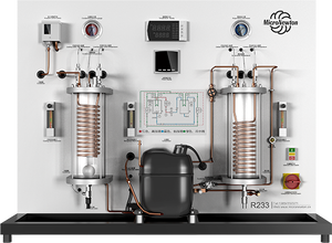 Modüler şeffaf döngüsü eğitmen soğutma termodinamik laboratuar ekipmanları eğitim döngüsü analizörü - Product Image 2