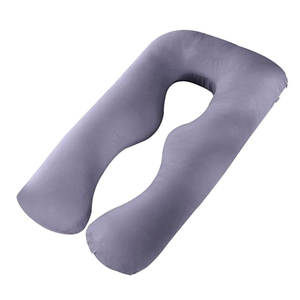 Almohada de Lactancia en Forma de U, Suave y Cómoda, Almohada de Embarazo de Cuerpo Completo para Dormir - Product Image 1