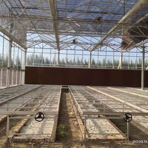 Serres agricoles monopente à grande couverture en polycarbonate pour la culture biologique de légumes et la pisciculture - Product Image 1