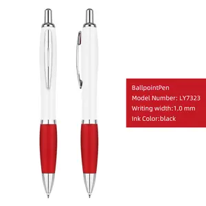 Personalized With Logo Print Advertising Promotional Pen With Custom Logo Plastic Custom Logo Ballpoint Pen