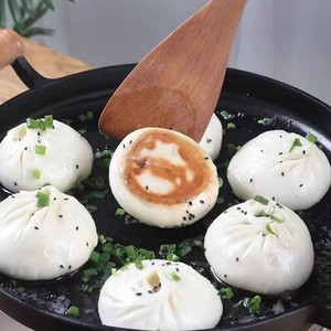 Poêle à frire <span class=keywords><strong>en</strong></span> <span class=keywords><strong>fonte</strong></span> de 33 cm à double poignée, plaque de cuisson et poêle à crêpes non revêtue, wok antiadhésif universel pour cuisinière à gaz et à induction, sans couvercle - Product Image 4